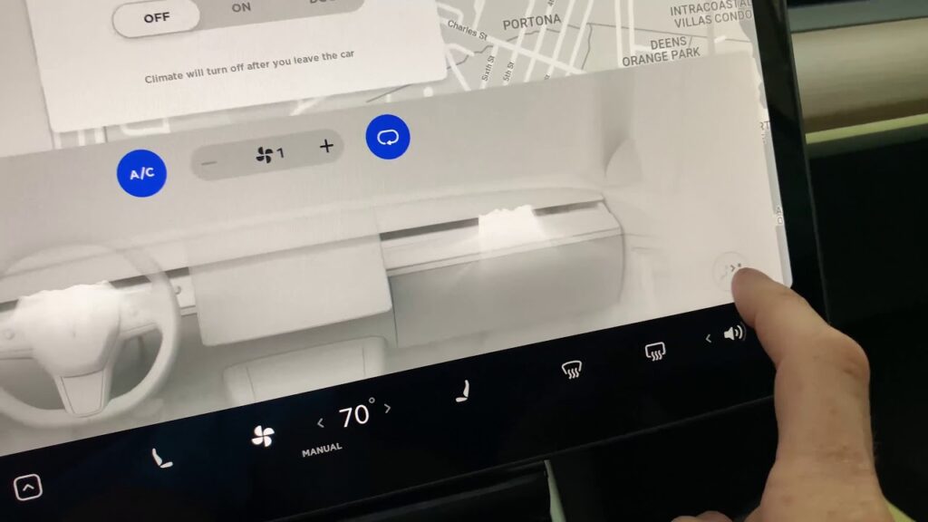 Tesla AC Blowing Hot Air